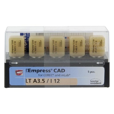 Ips Empress Cad Cerec/Inlab Lt A3,5 I12 5stck